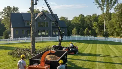 Professional lawn care and tree removal service in Columbia, MO by Chop Chop Tree experts