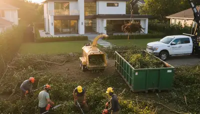 Professional shrub removal service clearing overgrown bushes in Columbia, MO