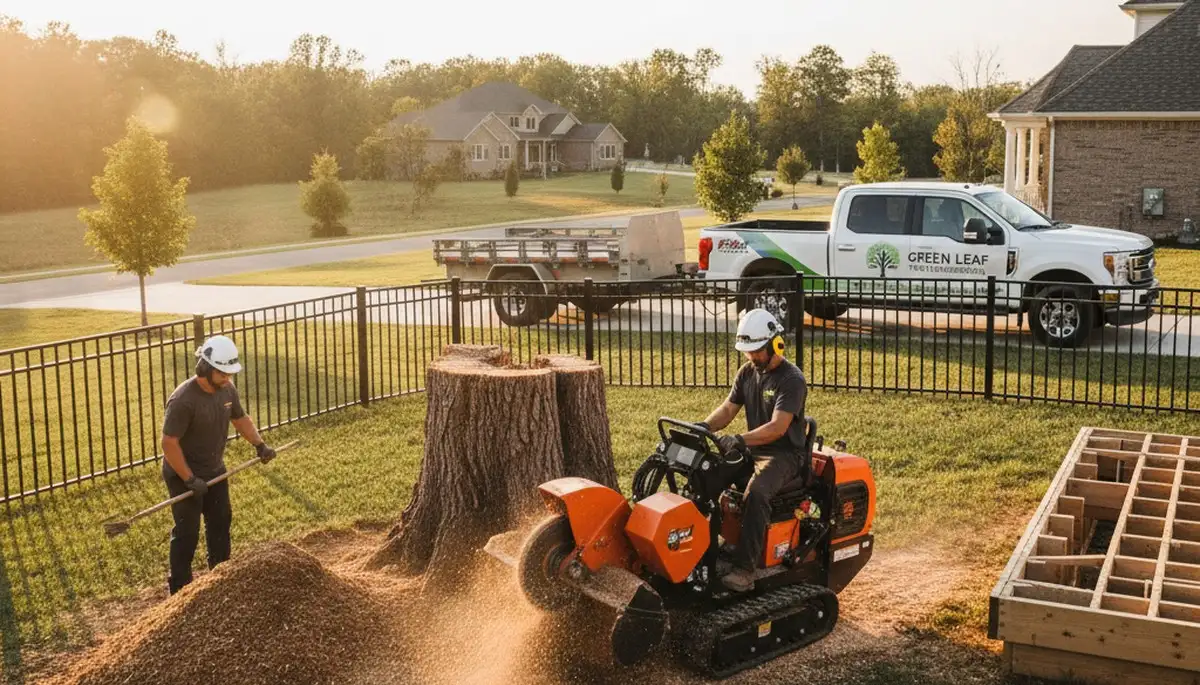Professional stump removal service in Columbia, MO clearing tree stumps for a clean, safe yard