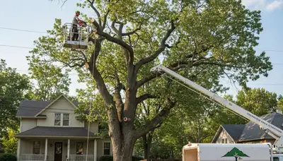 Professional tree removal service in Columbia, MO by certified arborists