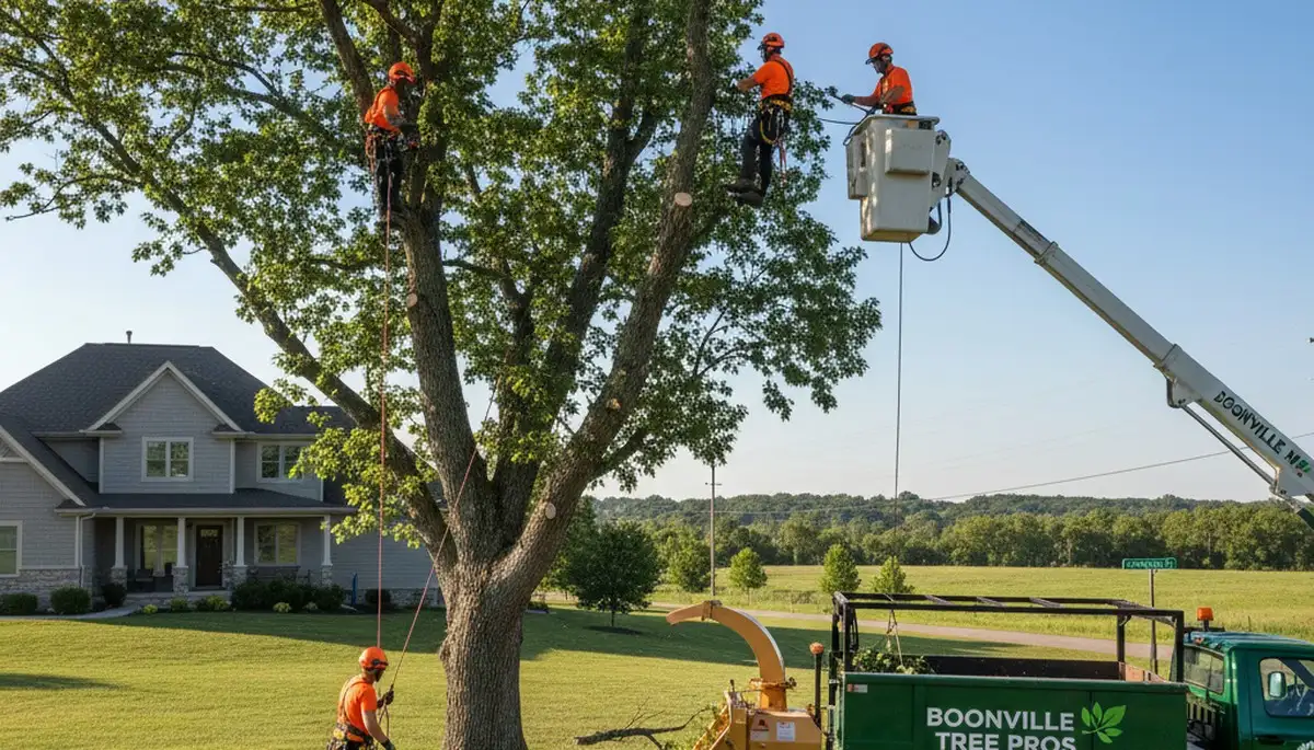 Professional tree removal service in Columbia MO by certified local arborists