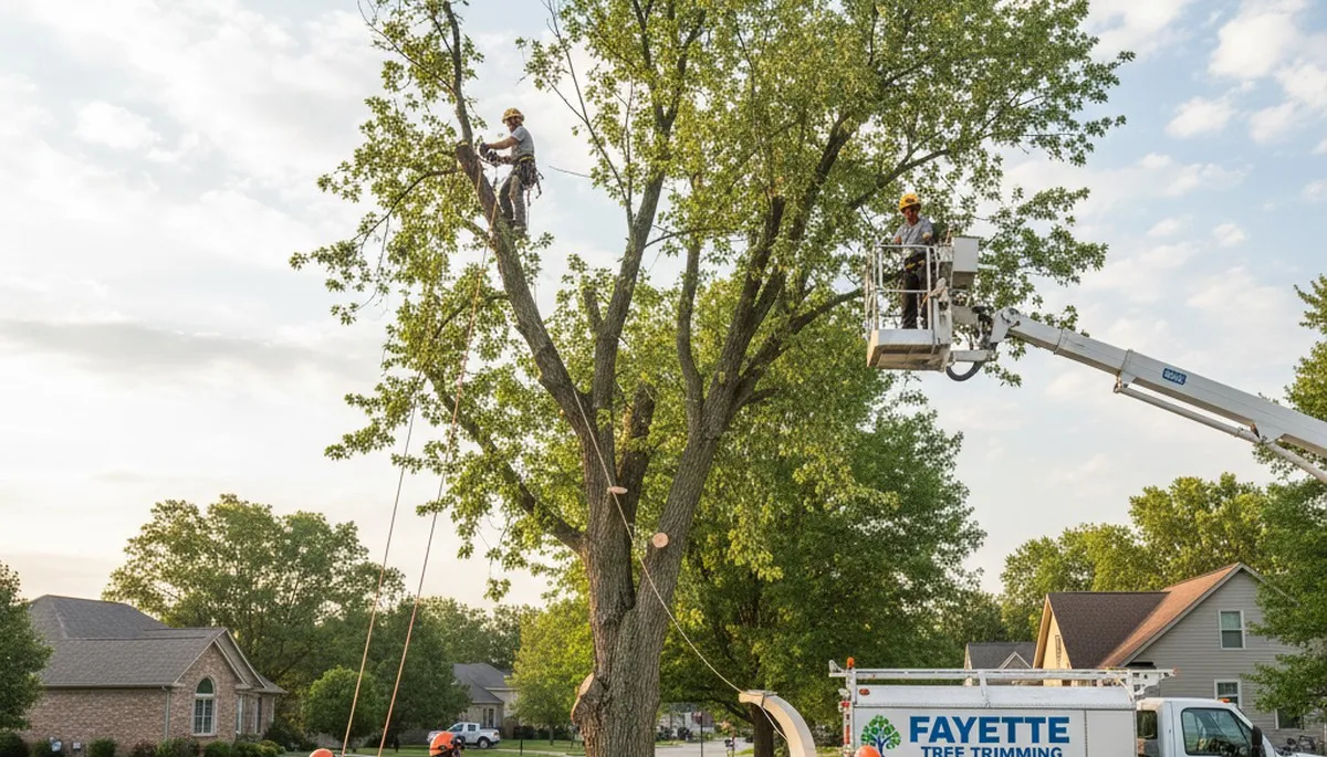 Professional tree removal service in Columbia, MO by certified arborists