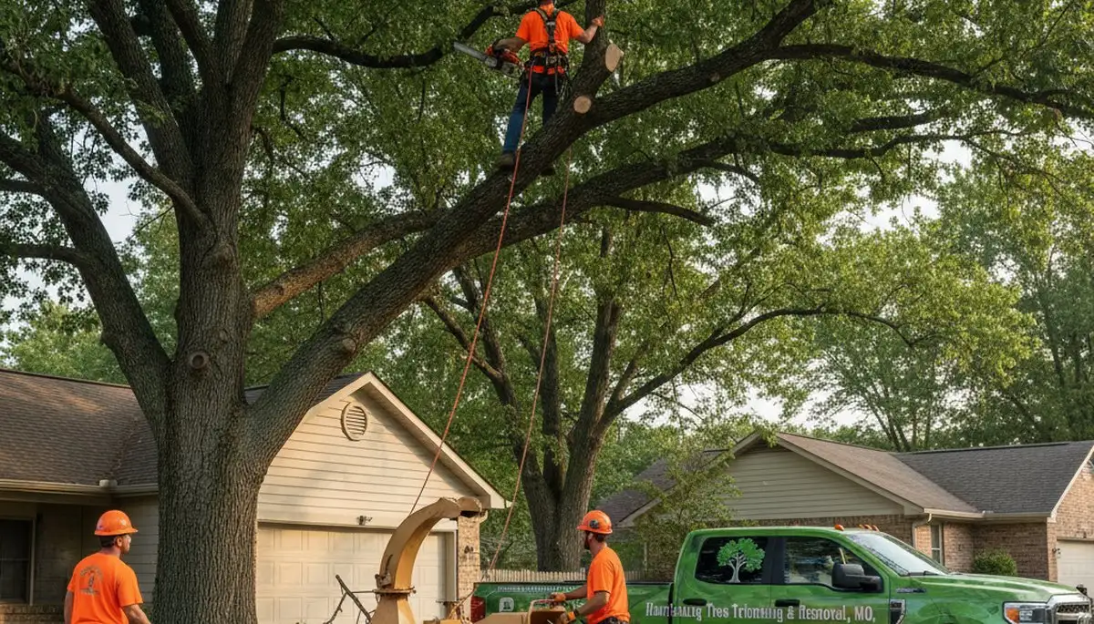 Professional tree removal service in Columbia, MO by certified arborists