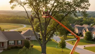 Professional tree removal service in Columbia, MO by certified local arborists