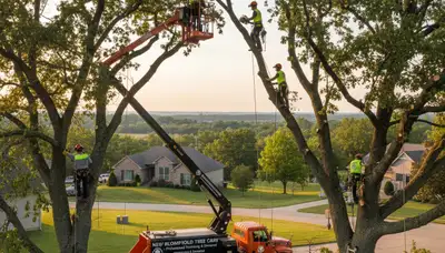 Professional tree removal service in Columbia, MO by certified arborists