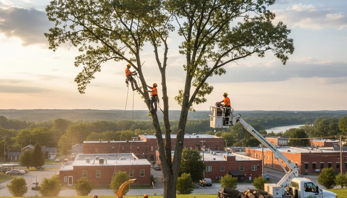 Professional tree removal service in Columbia, MO by certified arborists at Tree Services Columbia MO