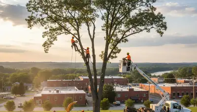 Professional tree removal service in Columbia, MO by certified arborists at Tree Services Columbia MO
