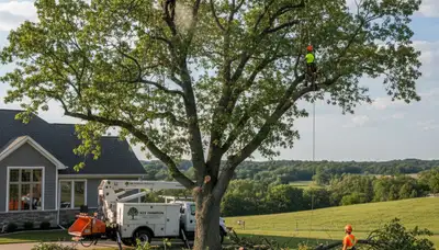 Professional tree removal service in Columbia MO by certified arborists