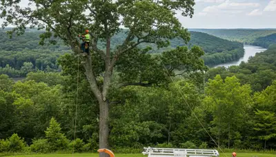 Professional tree removal service in Columbia, MO by certified arborists at treeservicescolumbiamo.com