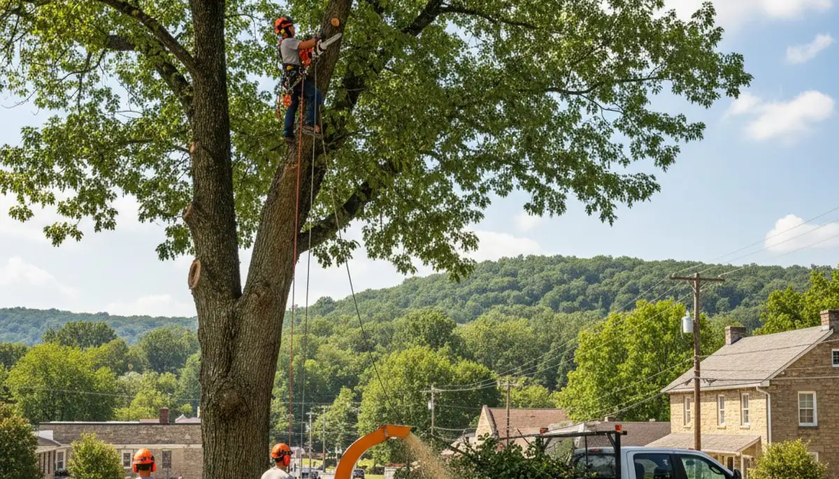 Professional tree removal service in Columbia, MO by certified arborists at treeservicescolumbiamo.com